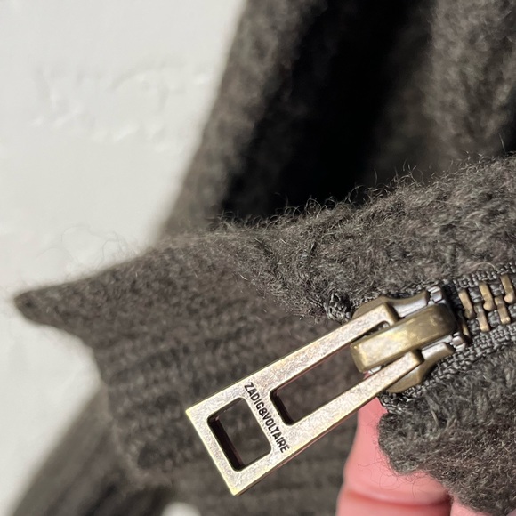 Zadig & Voltaire Athina Deluxe cashmere sweater medium - Picture 4 of 7